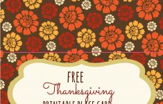 Free Thanksgiving Printables - Frugal Fanatic - Free Printable For Thanksgiving