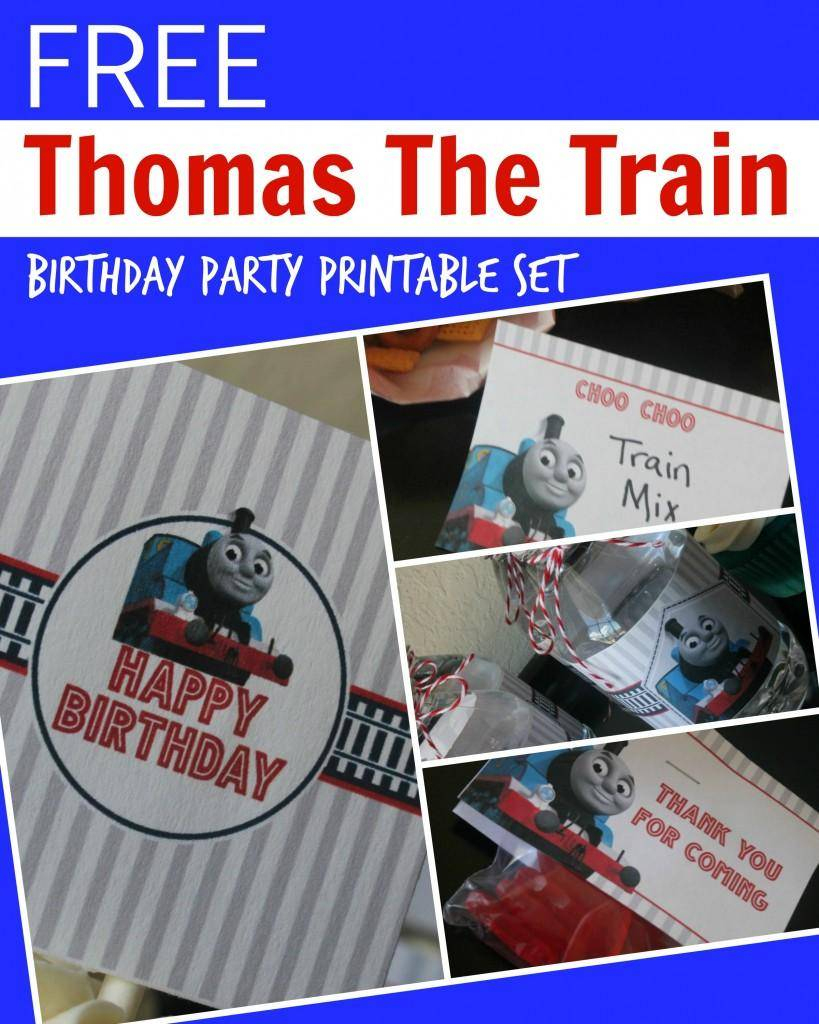 Free Thomas The Train Engine Birthday Party Printables - Passion For - Free Printable Thomas The Train Cupcake Toppers