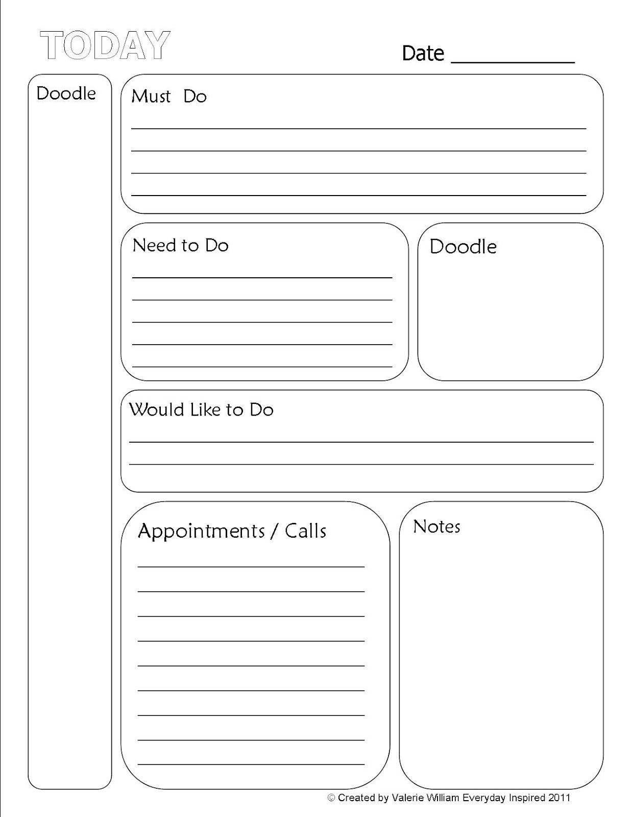 Free To Do List | Printable To-Do List | Planner Addict - Free Printable To Do List Planner