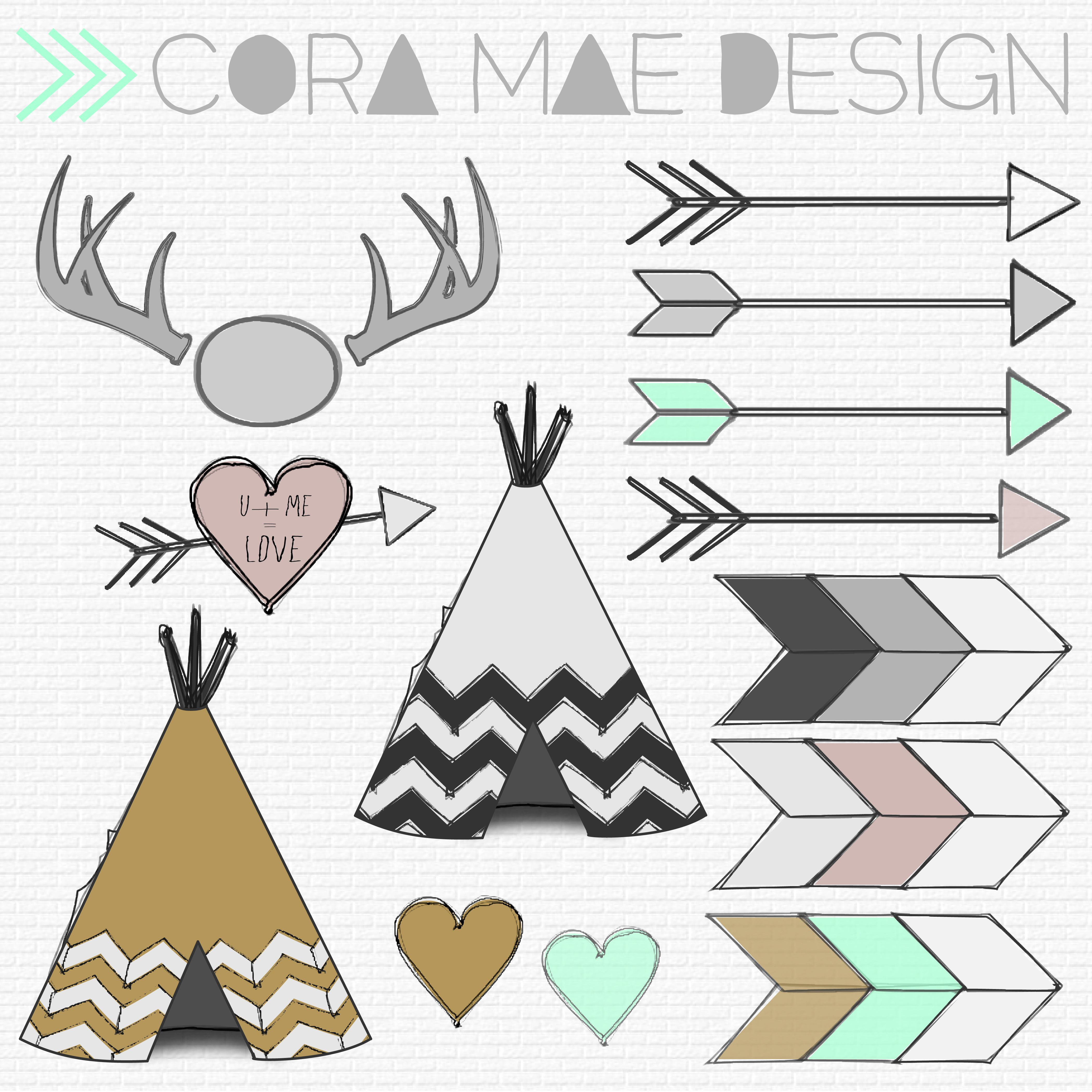 Free Tribal Clipart | Printables | Anniversaire, A Imprimer Et Dessin - Free Printable Teepee