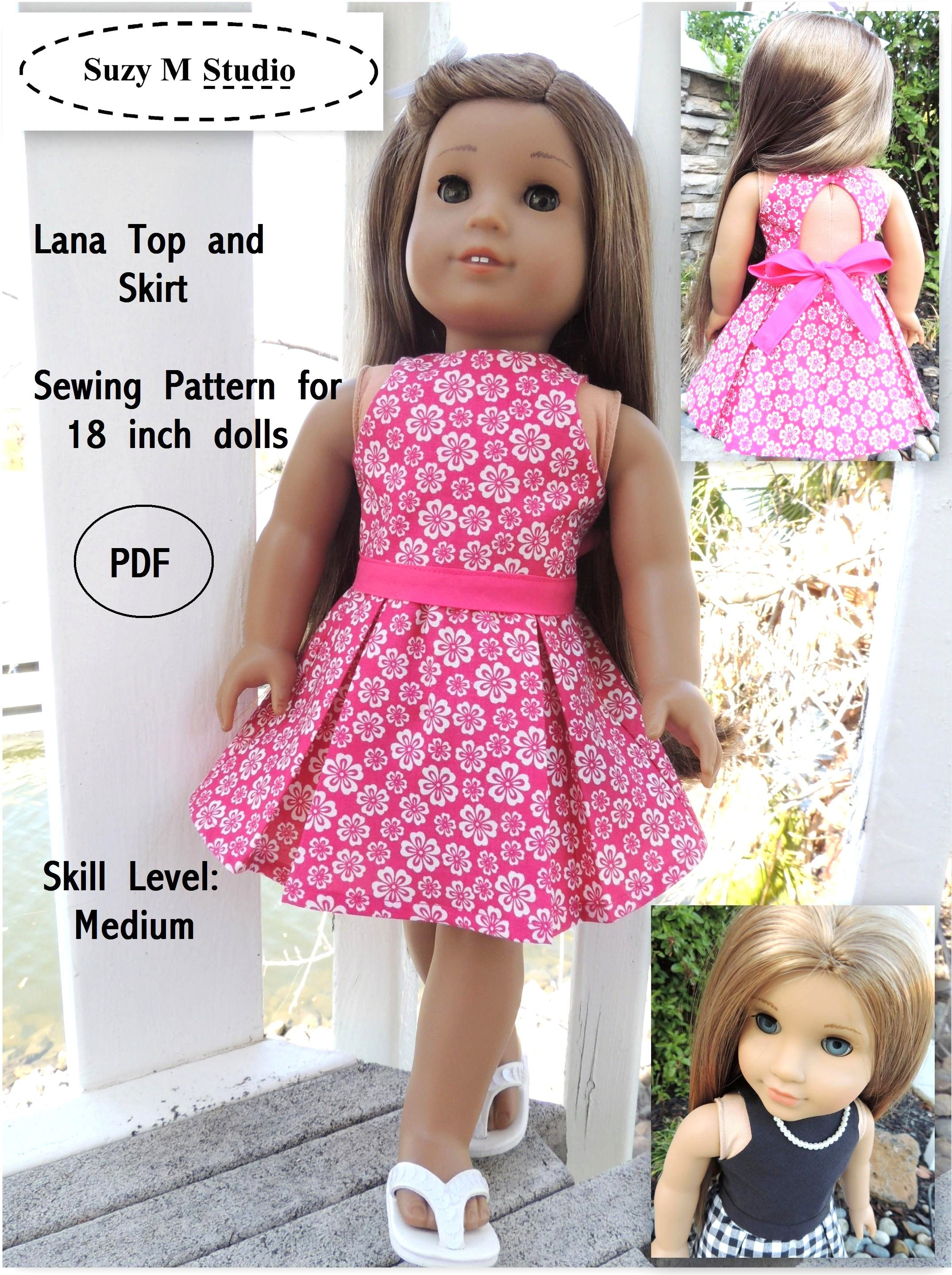 Free Tutorial Pdf | Suzymstudio … | Doll Clothes | Doll … - American Girl Clothes Patterns Free Printable