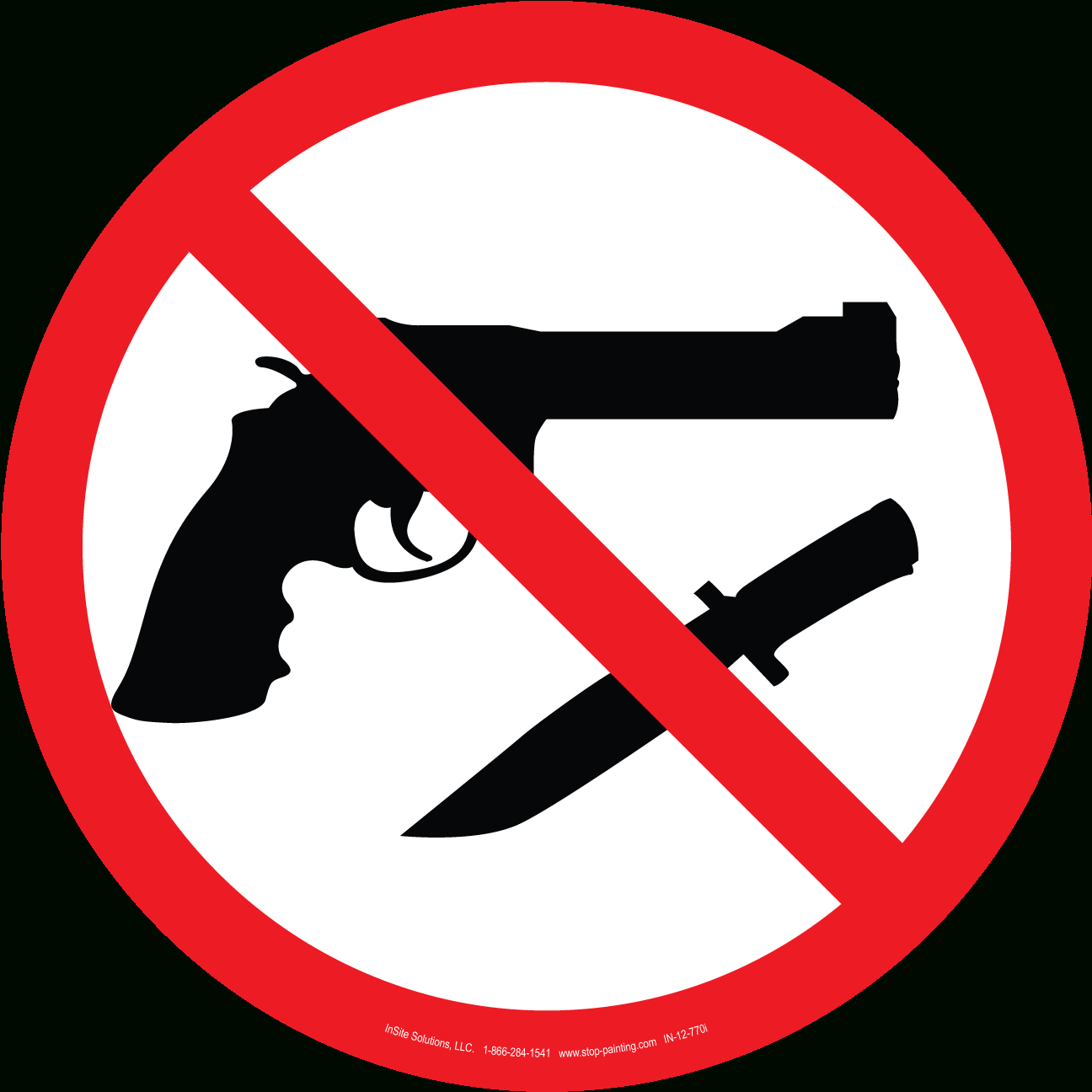 Free Weapons Cliparts, Download Free Clip Art, Free Clip Art On - Free Printable No Guns Allowed Sign
