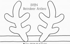 Frozen Elsa Crown Template &amp; Sven Antler Template | Ava | Reindeer - Reindeer Antlers Template Free Printable