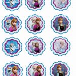 Frozen: Free Printable Toppers. | Oh My Fiesta! In English – Free Printable Mermaid Cupcake Toppers