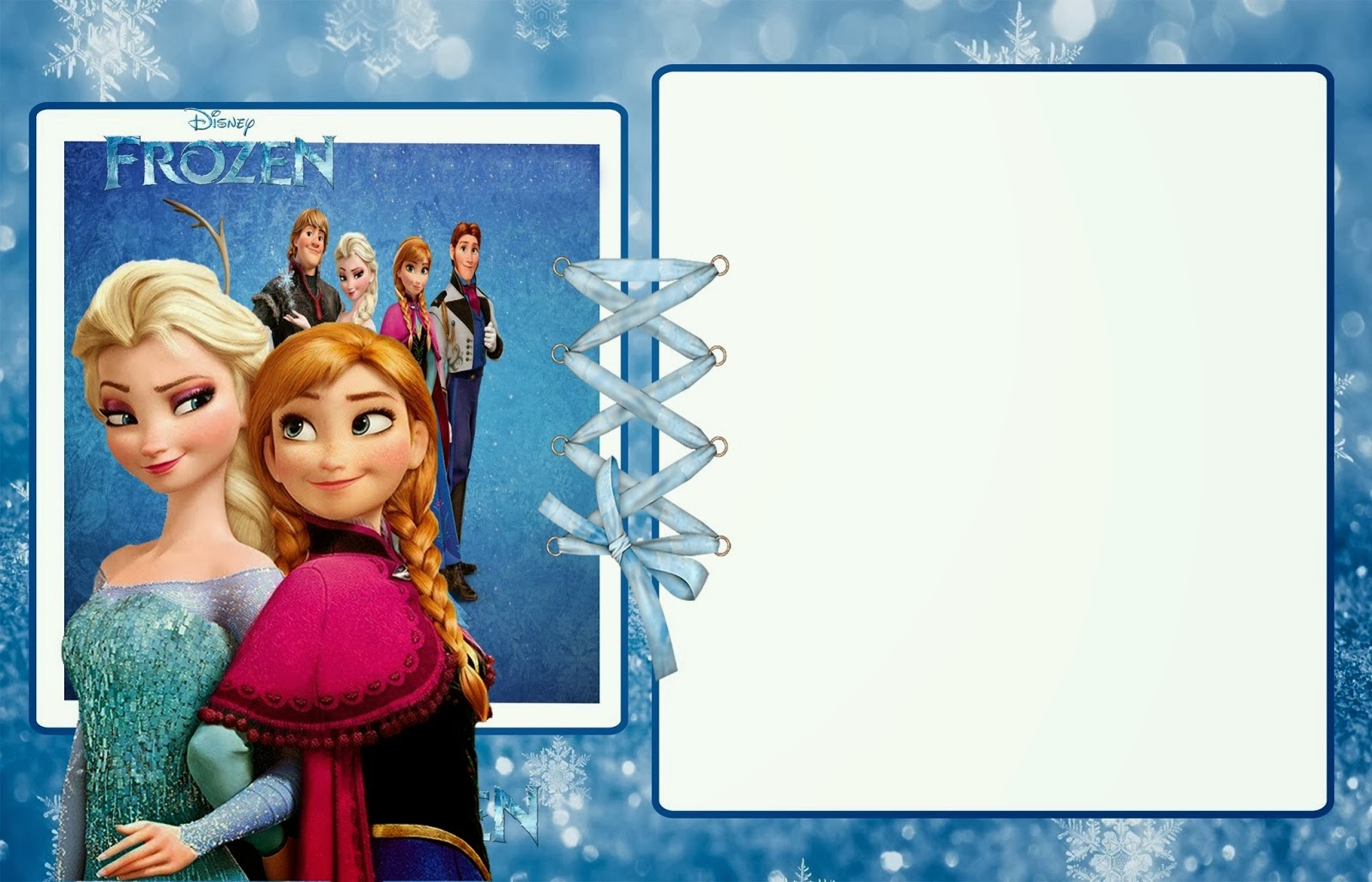 Frozen Party: Free Printable Invitations. | Oh My Fiesta! In English - Free Printable Frozen Birthday Invitations