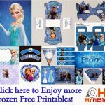Frozen Party: Free Printables. | Oh My Fiesta! In English   Frozen Happy Birthday Banner Free Printable