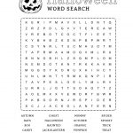 Fun & Free Printable Halloween Word Search   Thanksgiving   Free Printable Halloween Word Search Puzzles