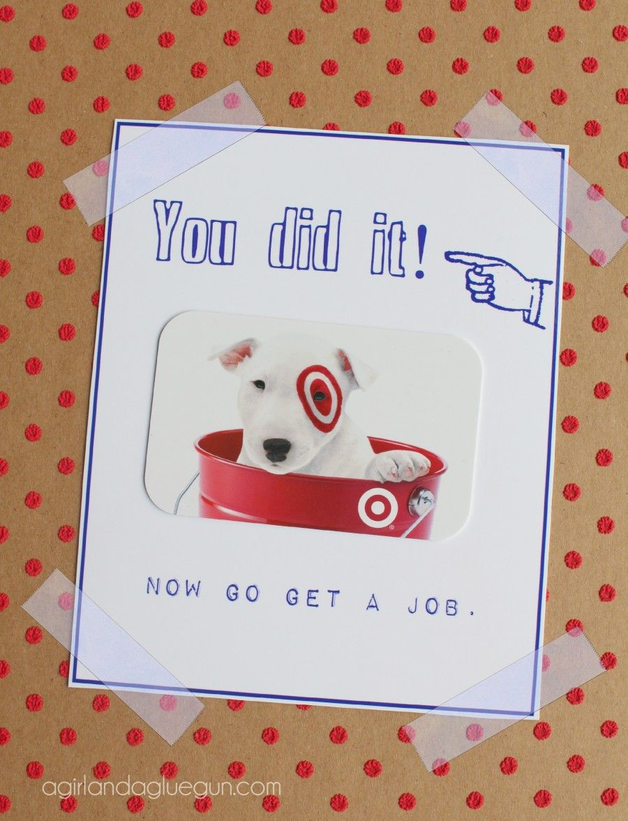 Funny Graduation Card Ideas With Free Printables | Printables - Graduation Cards Free Printable