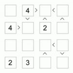 Futoshiki, More Or Less Logic Puzzles For Primary And Secondary Math   Free Printable Futoshiki Puzzles