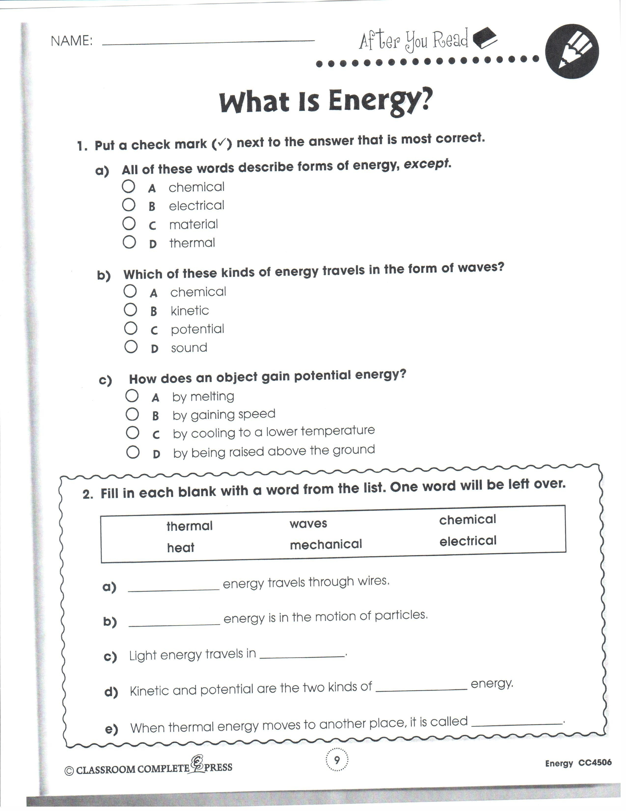 Ged Science Worksheets - Siteraven - Free Printable Ged Science Worksheets