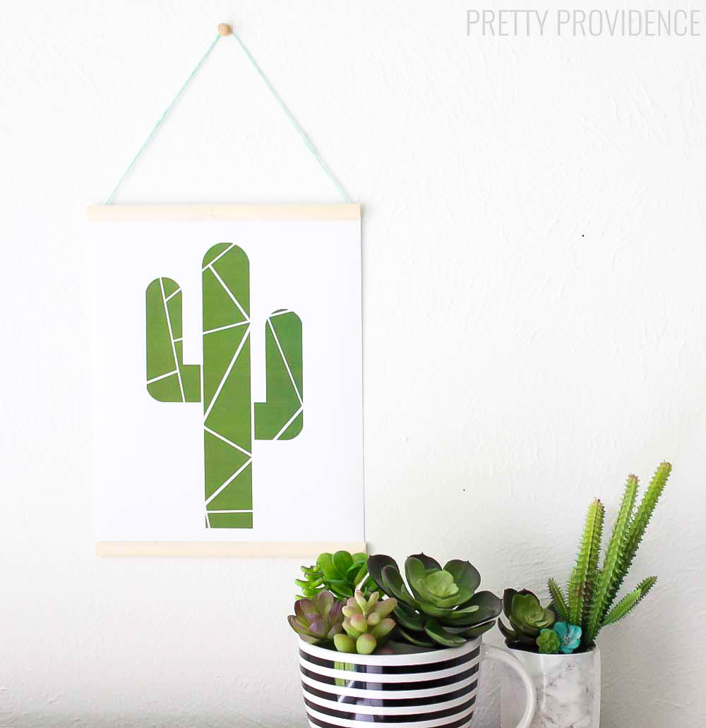 Geometric Cactus Printable - Lil&amp;#039; Luna - Free Printable Cactus