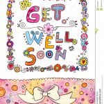 Get Well Soon Card Stock Illustration. Illustration Of Cute   19649961   Free Printable Get Well Soon Cards