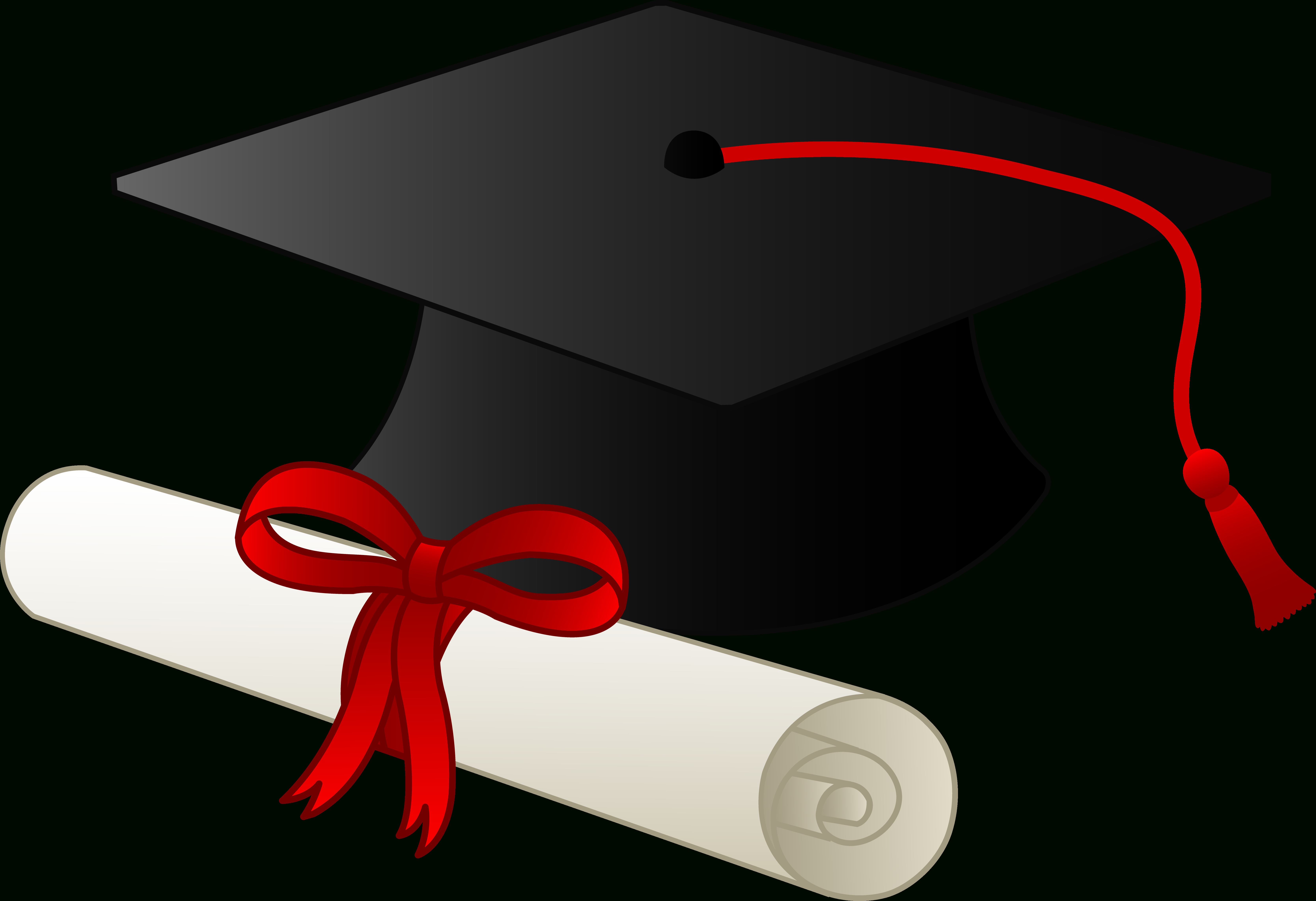 Graduation Clip Art Borders | Graduation Cap And Diploma - Free Clip - Graduation Clip Art Free Printable