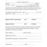 Grandparents' Medical Consent Form – Minor (Child) | Eforms – Free   Free Printable Medical Release Form