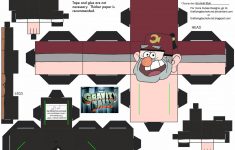 grunkle stan paper toy free printable papercraft templates printable paper crafts free Grunkle Stan Paper Toy | Free Printable Papercraft Templates - Printable Paper Crafts Free