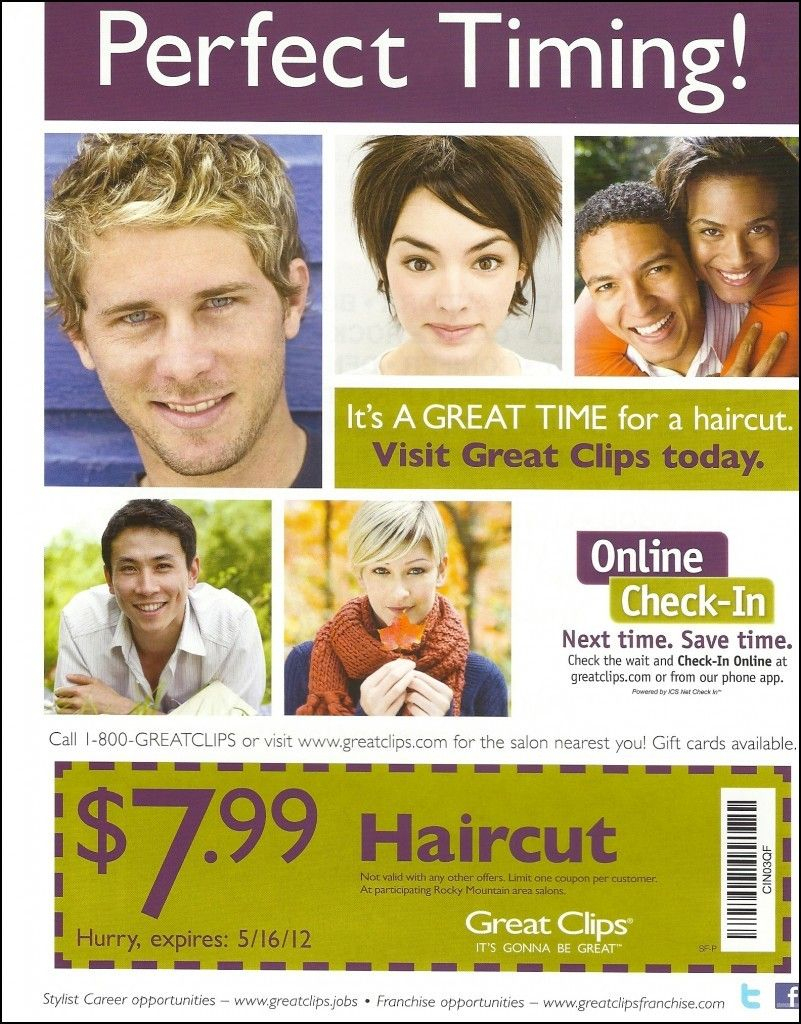 Haircut Coupons Utah | Gary -N- Sonya | Great Clips Coupons, Haircut - Great Clips Free Coupons Printable