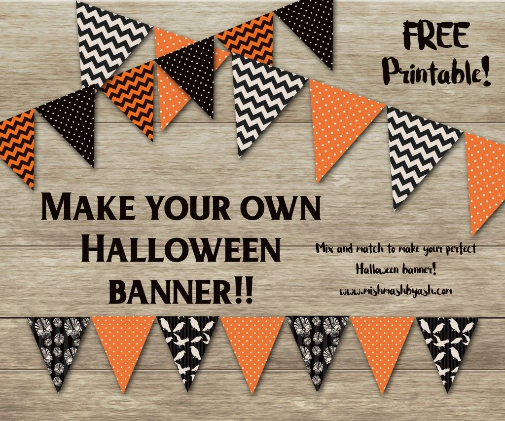 Halloween Banner, Free Halloween Printable, Printable Halloween - Free Printable Halloween Party Decorations