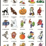 Halloween Vocabulaire | French | Pinterest | Clases De Francés   Free Printable French Halloween Worksheets