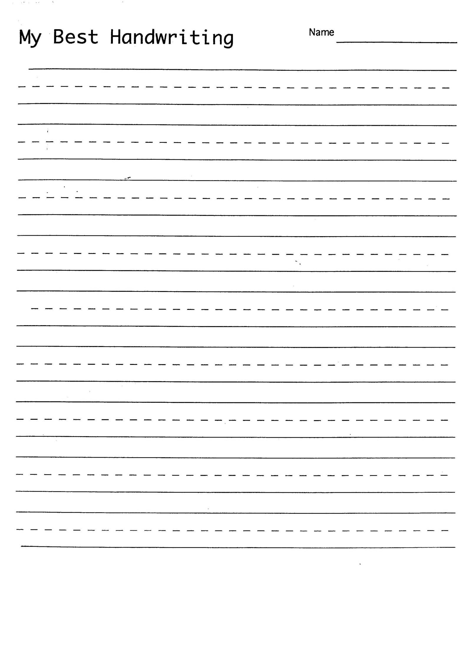 Handwriting Practice Sheet | Child Education | Handwriting Practice - Free Printable Handwriting Sheets For Kindergarten
