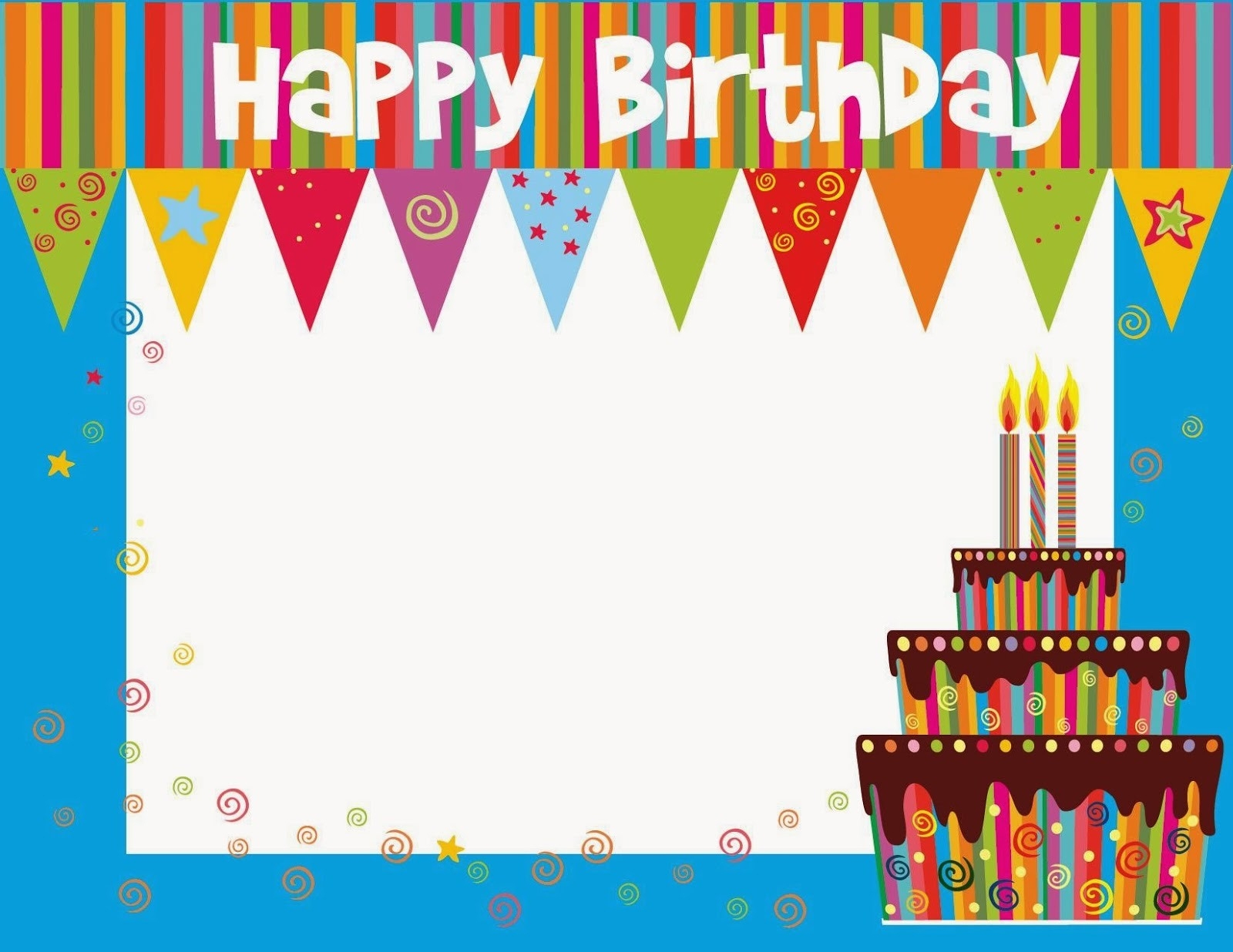Happy Birthday Cards Online Free Printable – Happy Holidays! Inside - Free Printable Happy Birthday Cards Online