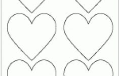 Hearts | Printable Templates &amp; Coloring Pages | Firstpalette Within - Free Printable Heart Templates