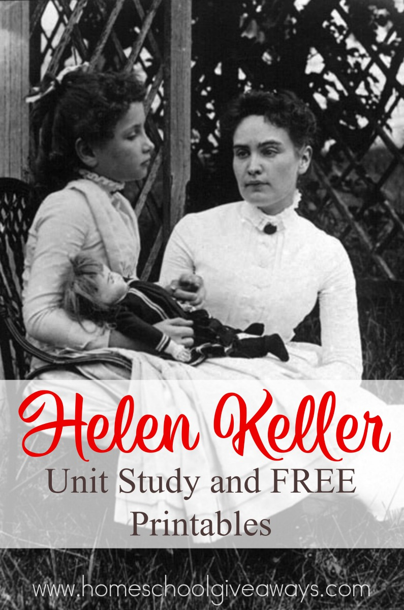 Helen Keller Unit Study And Free Printables - Homeschool Giveaways - Free Printable Pictures Of Helen Keller