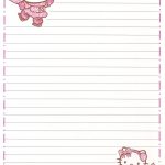 Hello Kitty | Borders,stationary,backgrounds | Pinterest | Sobres De   Free Printable Hello Kitty Stationery