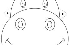 Hippo Mask Printable Coloring Page For Kids | Çizimler | Máscaras De - Free Printable Hippo Mask