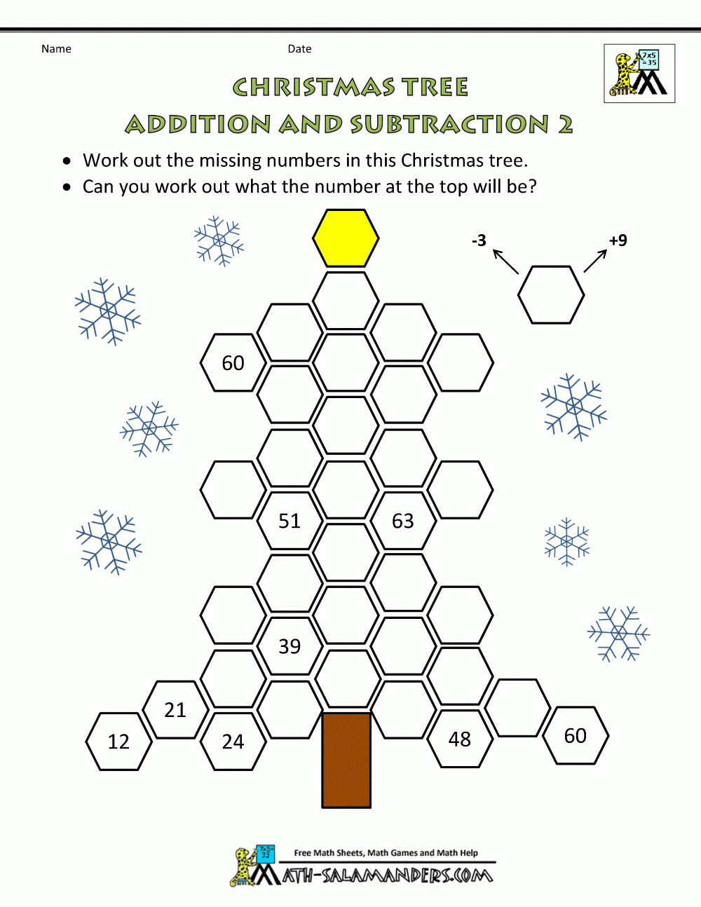 Holiday Math Worksheets Christmas Maths Worksheet Tree Addition Year - Free Printable Christmas Maths Worksheets Ks1