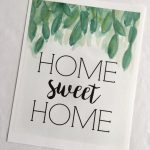 Home Sweet Home   Free Printable!   Miss Homebody   Home Sweet Home Free Printable