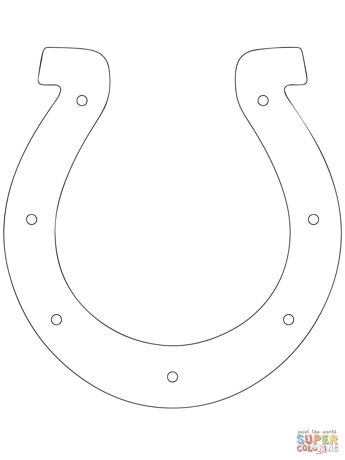 Horseshoe Outline | Super Coloring | Crafts For Kids | Pinterest - Free Printable Horseshoe Coloring Pages