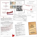 Host A Large Group Murder Mystery Party/fun Team Bonding Games   Free Printable Detective Games
