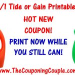 Hot New $3.00 Tide Printable Coupon Or Gain Printable Coupon ~ Print   Tide Coupons Free Printable