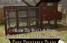 How To Build The Simple Suburban Chicken Coop - Free Printable Plans - Free Printable Chicken Coop Plans