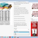 How To Buy Perforated Paper For Parlay Cards   Youtube   Free Printable Parlay Cards