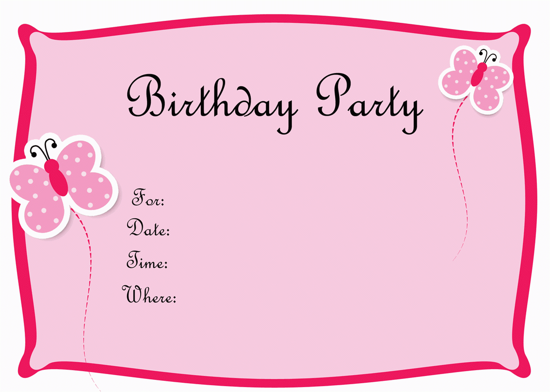 How To Make A Birthday Invitation Online Free Birthday Invitations - Make Printable Party Invitations Online Free