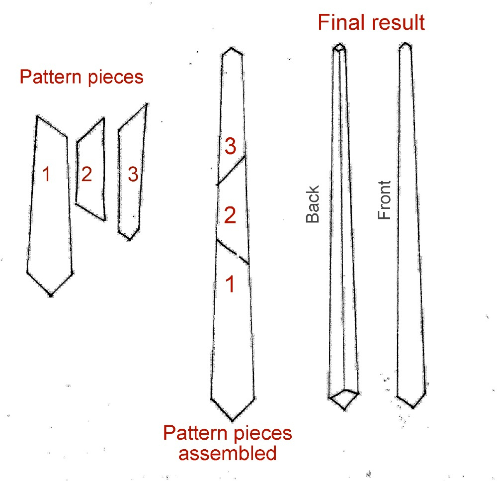 How To Make A Tie - Free Printable Tie Template