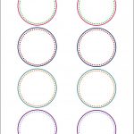 How To Make Pretty Labels In Microsoft Word   Free Printable 6 Inch Circle Template