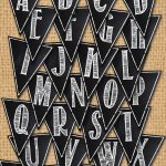 I Should Be Mopping The Floor: Free Printable Chalkboard Banner   Free Printable Banner Letters