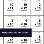 If You Are Trying To Fill In Missing Knowledge For Timed Practice   Free Printable Division Flash Cards