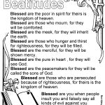 Image Result For Beatitudes For Kids Free Printable | Kids   Free Printable Bible Lessons For Toddlers