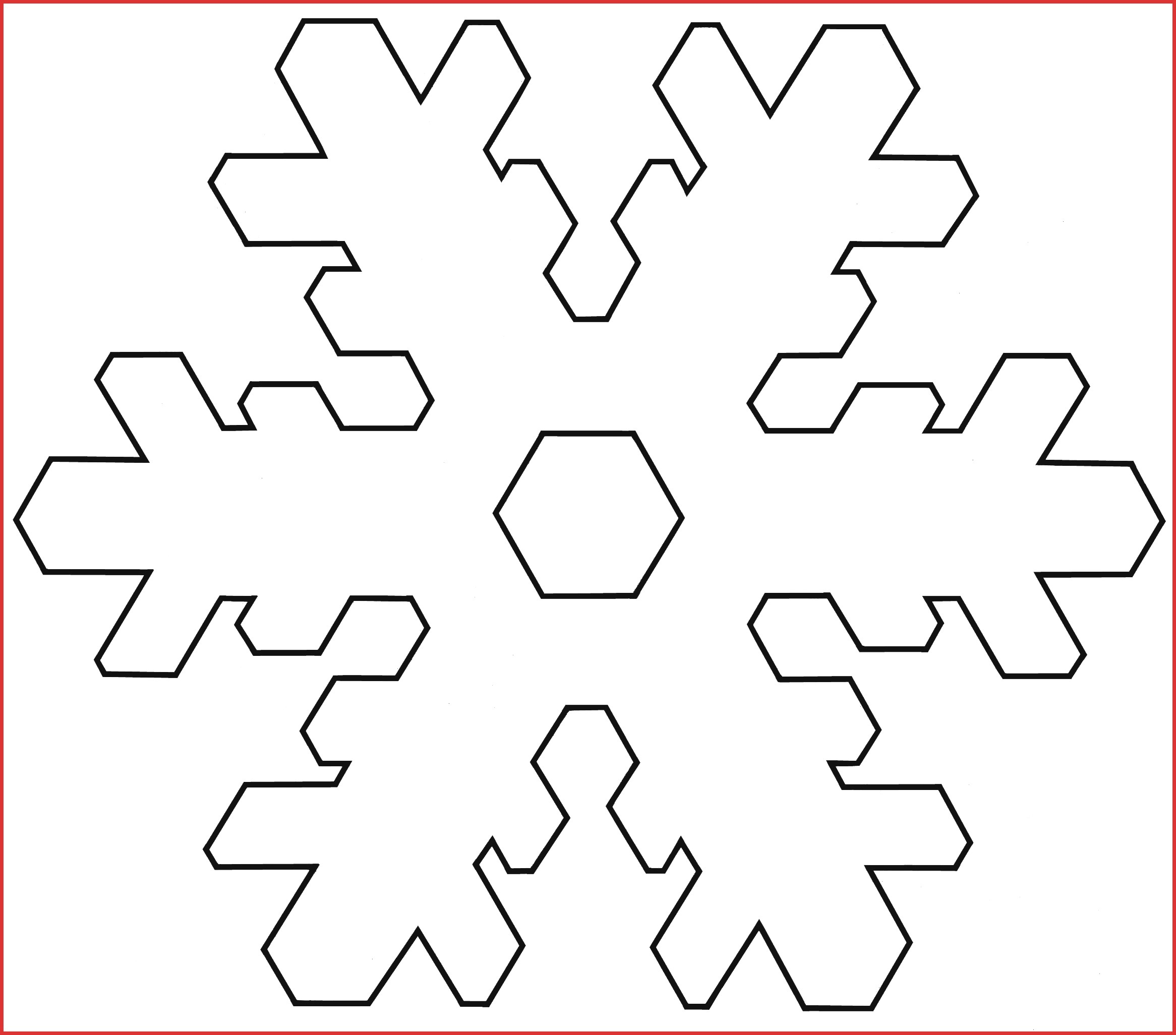 Inspirational Printable Snowflakes | Cobble Usa - Snowflake Template Free Printable