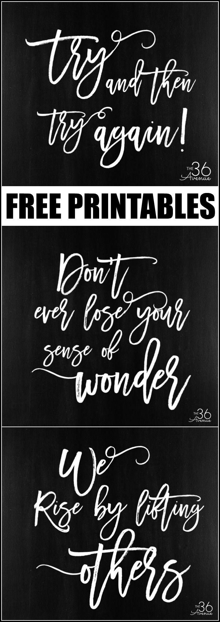 Inspirational Quote Printables | All Time Favorite Pins | Pinterest - Free Printable Quote Stencils