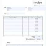 Invoice Template Pdf | Free From Invoice Simple   Free Printable Blank Invoice