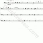 Irving Berlin "white Christmas" Sheet Music (Trombone Solo) In Eb   Trombone Christmas Sheet Music Free Printable