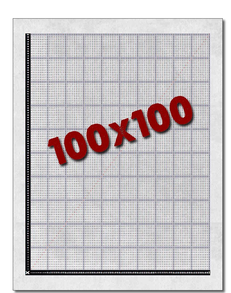 It&amp;#039;s Big! It&amp;#039;s Huge! It&amp;#039;s The Multiplication Chart 100X100! You May - Free Printable Multiplication Chart 100X100