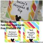 It's My Wonderful Chaotic Life: Mickey Mouse Birthday Party Free   Free Printable Mickey Mouse Favor Tags