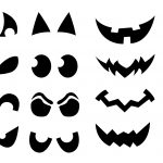 Jack O' Lantern Shirt Stencils | Craft Buds   Free Printable Pumpkin Faces