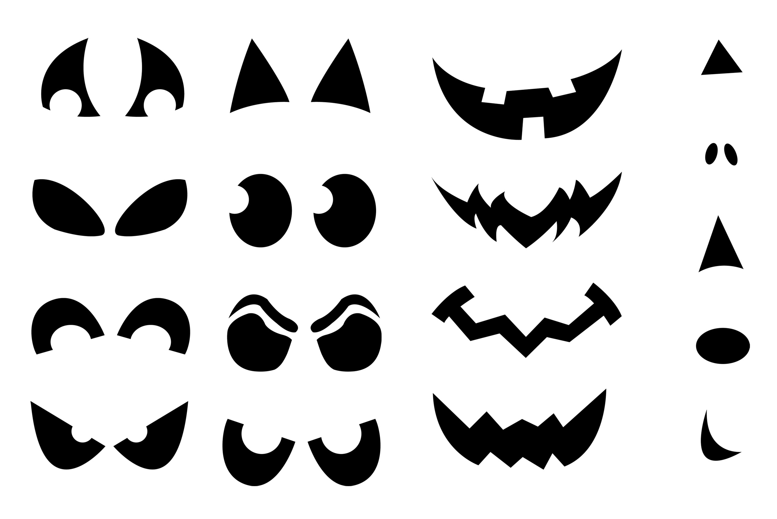 Jack-O&amp;#039;-Lantern Shirt Stencils | Craft Buds - Jack O Lantern Patterns Free Printable