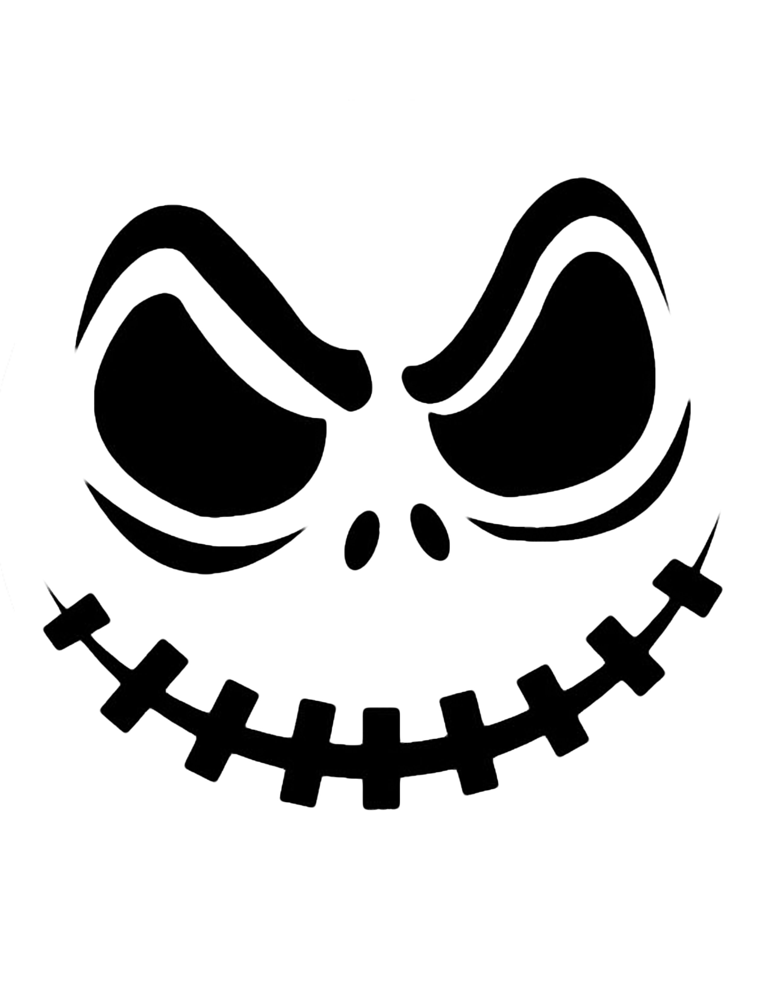 Jack Skellington Pumpkin | Cricut Cutter Ideas | Halloween Pumpkin - Free Printable Pumpkin Faces